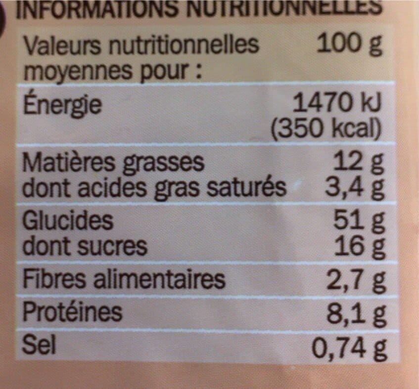 Marque Repère Brioche tressée pépites choco packshot