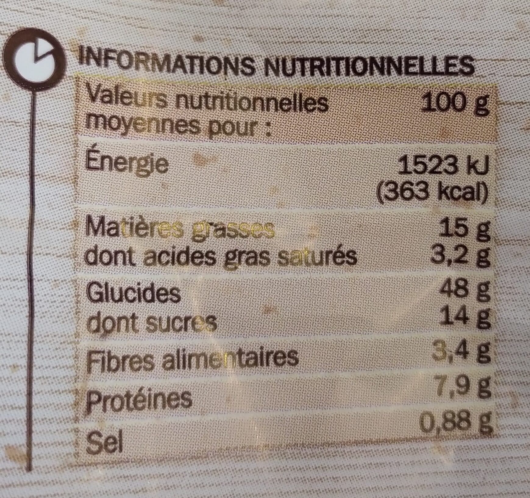 Marque Repère Brioche tranchée aux pépites de chocolat packshot