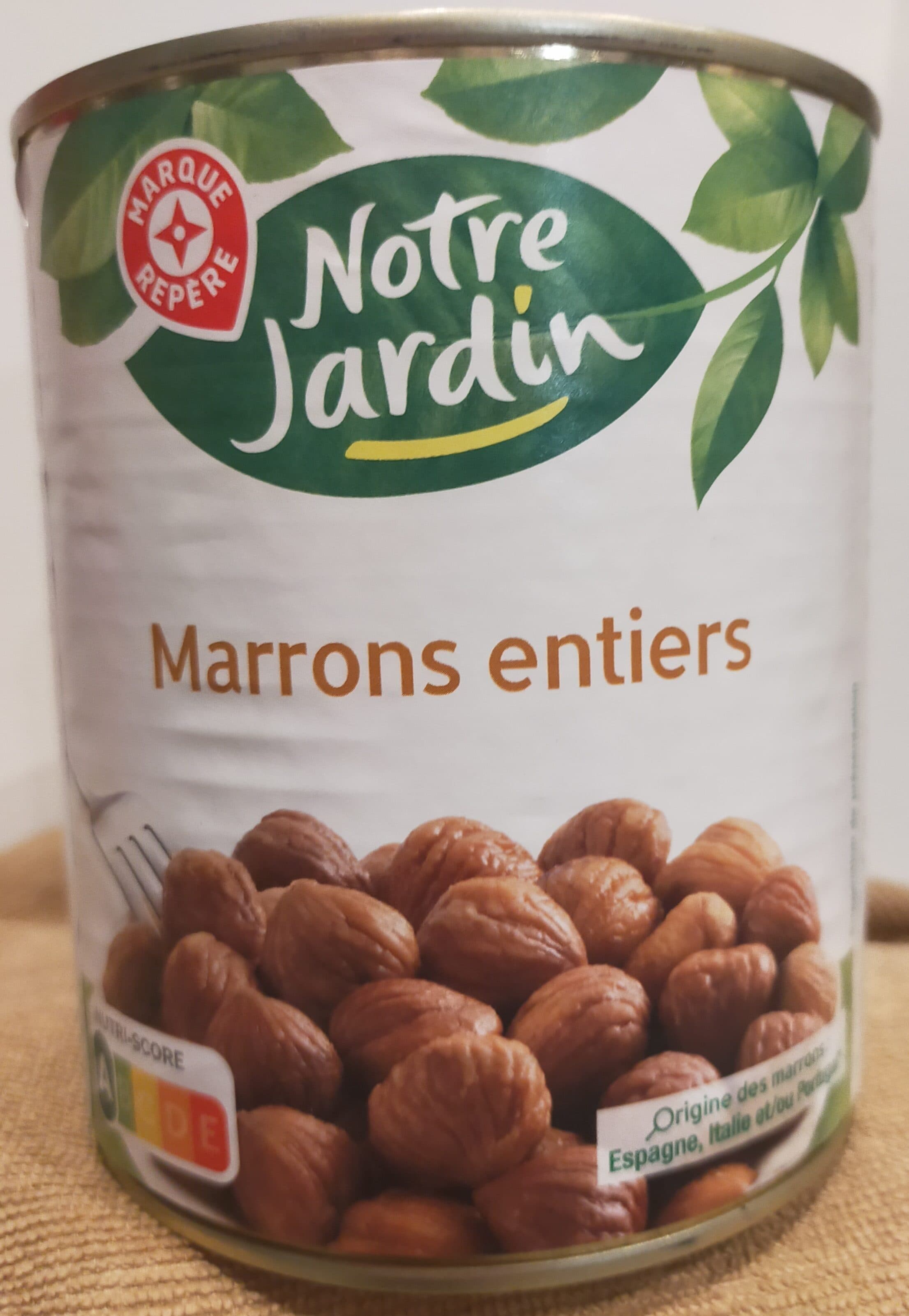 Marque Repère Marrons entiers packshot