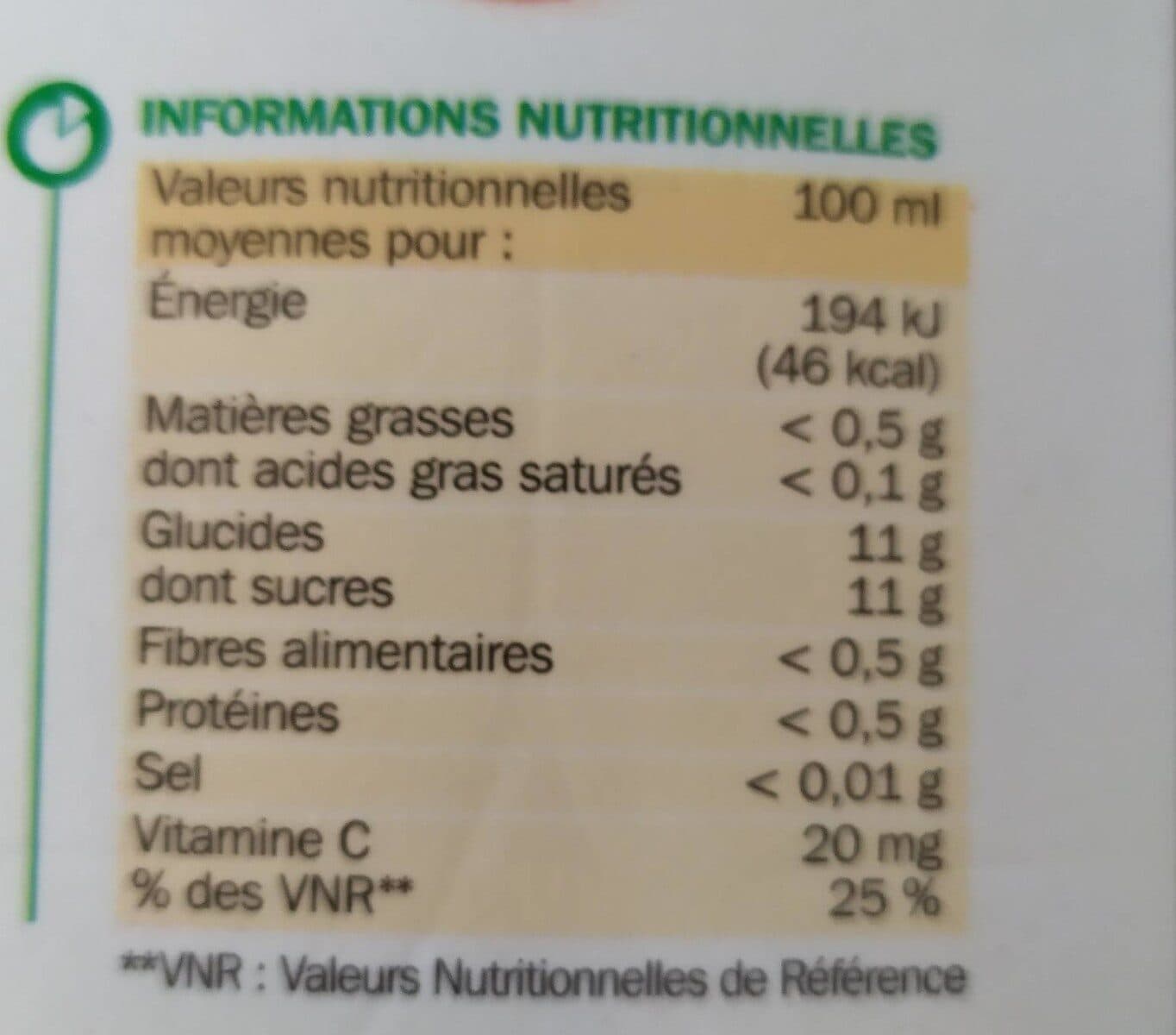 Marque Repère 100 % pur jus d'ananas packshot