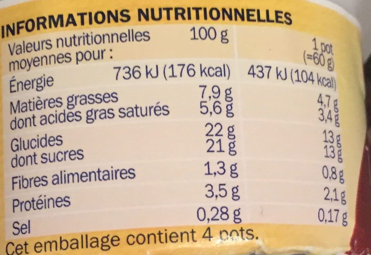 Délisse Mousse au chocolat au lait x 4 packshot