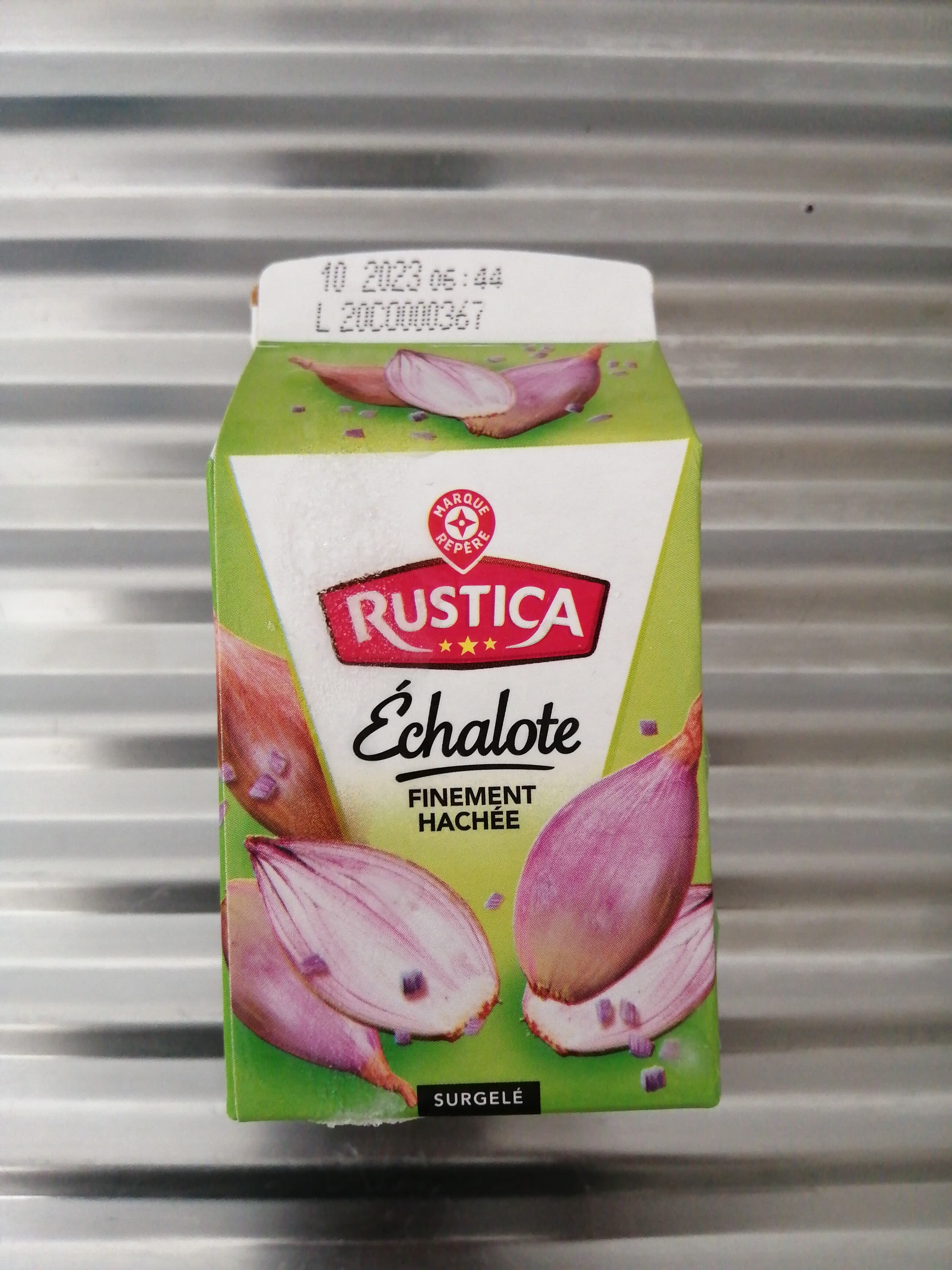 Rustica Echalote finement hachée surgelée packshot