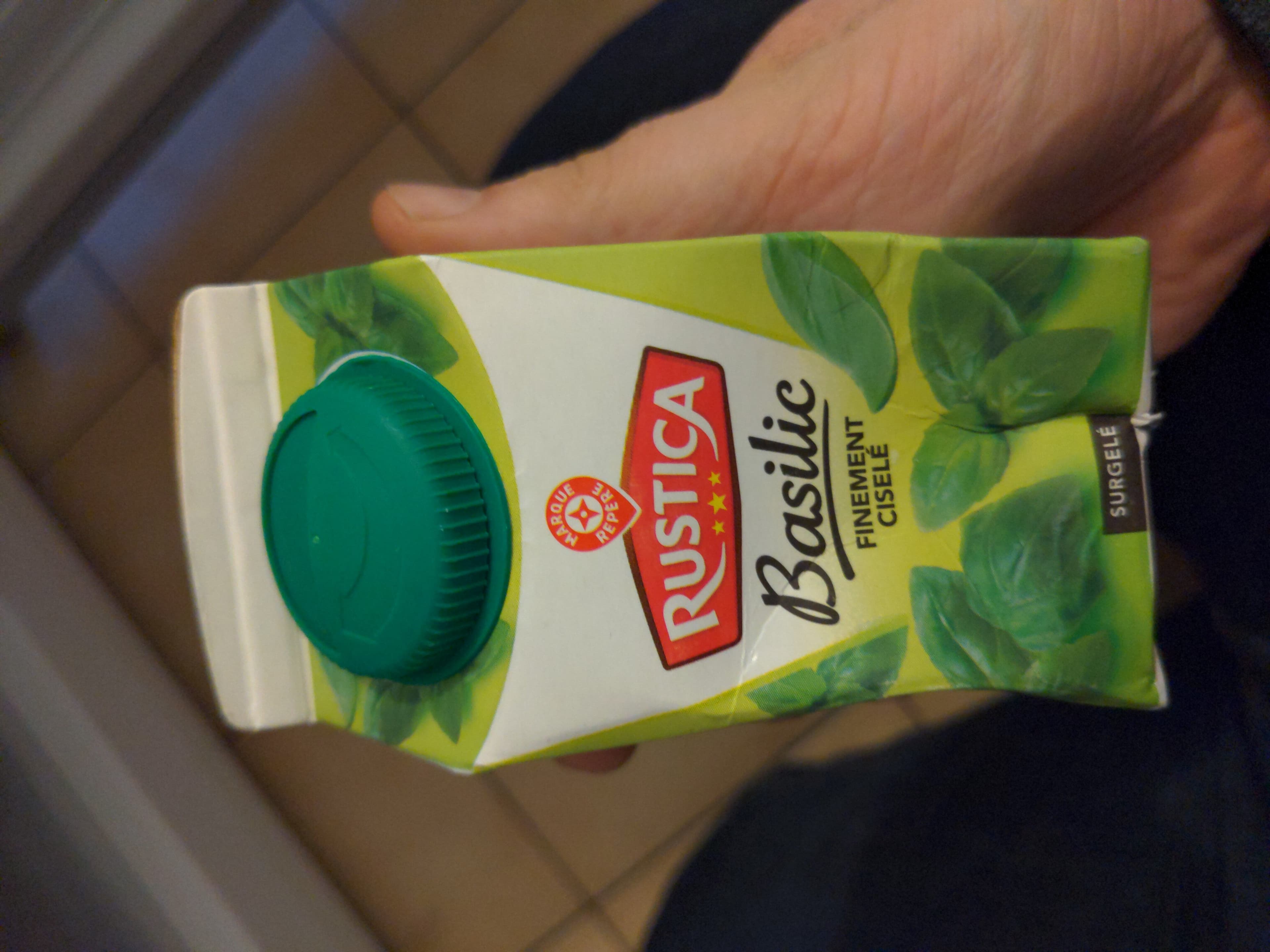 Marque Repère Basilic surgelé packshot