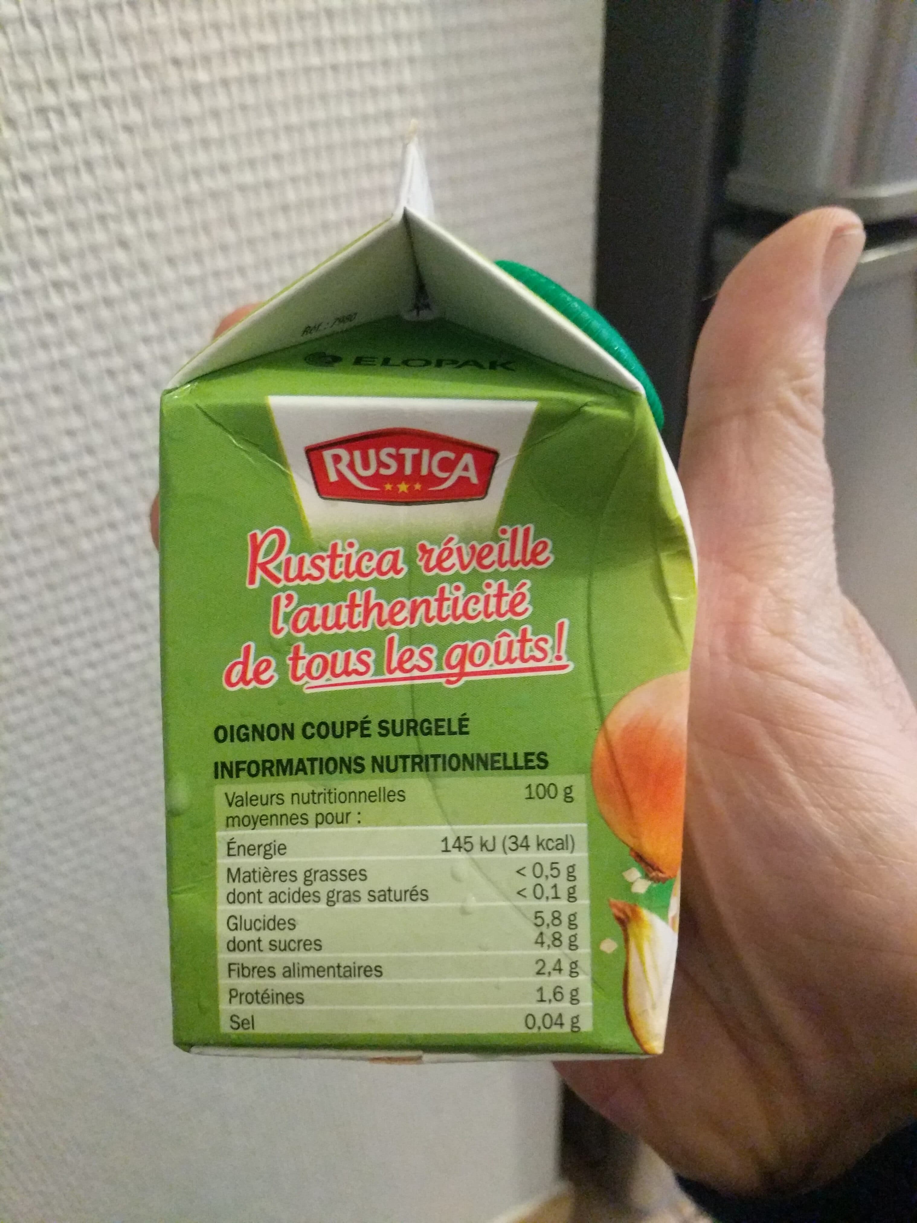 Marque Repère Oignon finement haché surgelé packshot