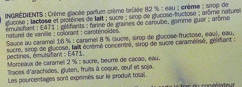 Marque Repère Crème glacée crème brûlée packshot
