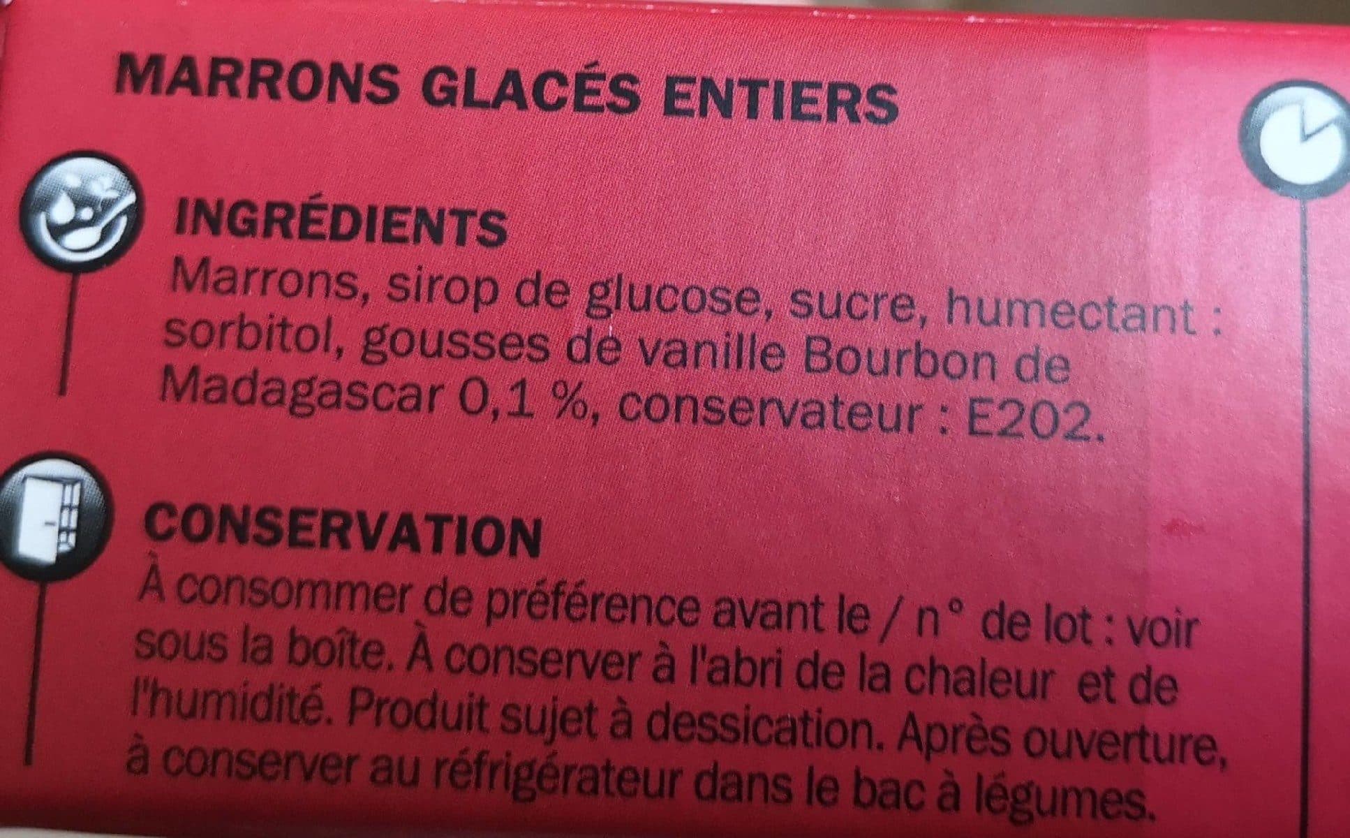 Marque Repère Marrons glacés Equador packshot