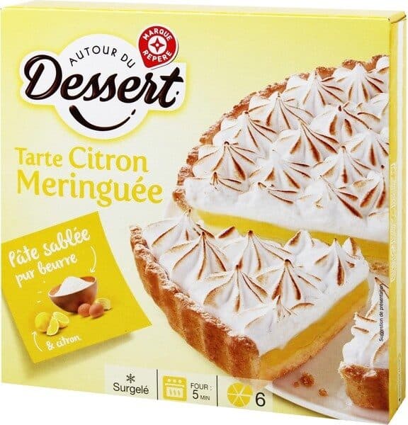 Marque Repère Tarte citron meringuée packshot
