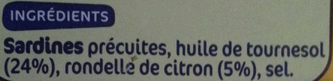 Marque Repère Sardines au citron packshot