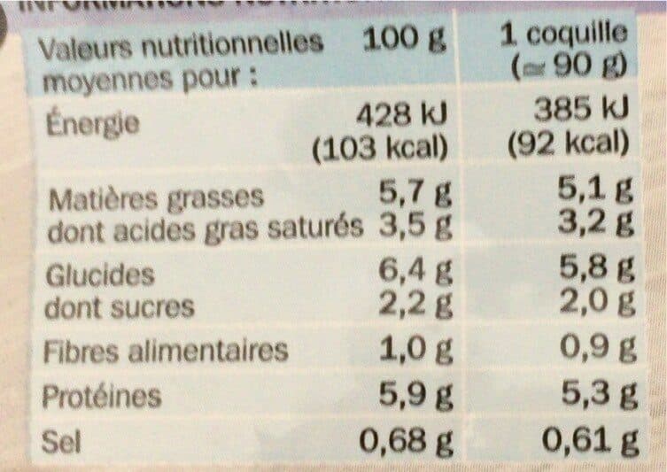 Marque Repère Coquilles St Jacques packshot