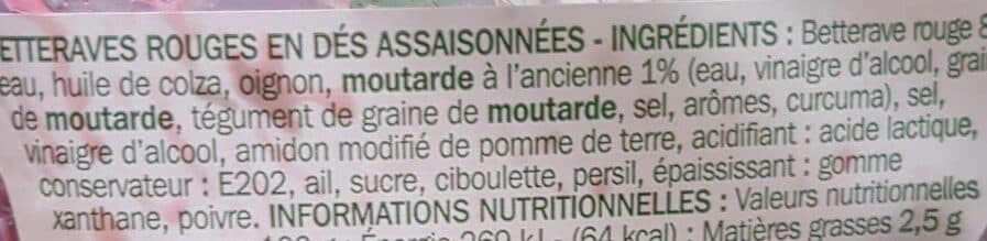 Marque Repère Betteraves rouges packshot