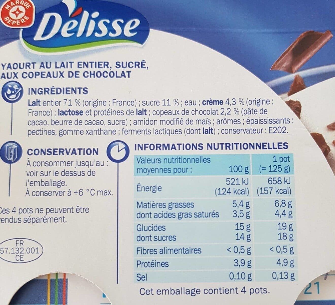 Délisse Yaourt & crème Stracciatella packshot