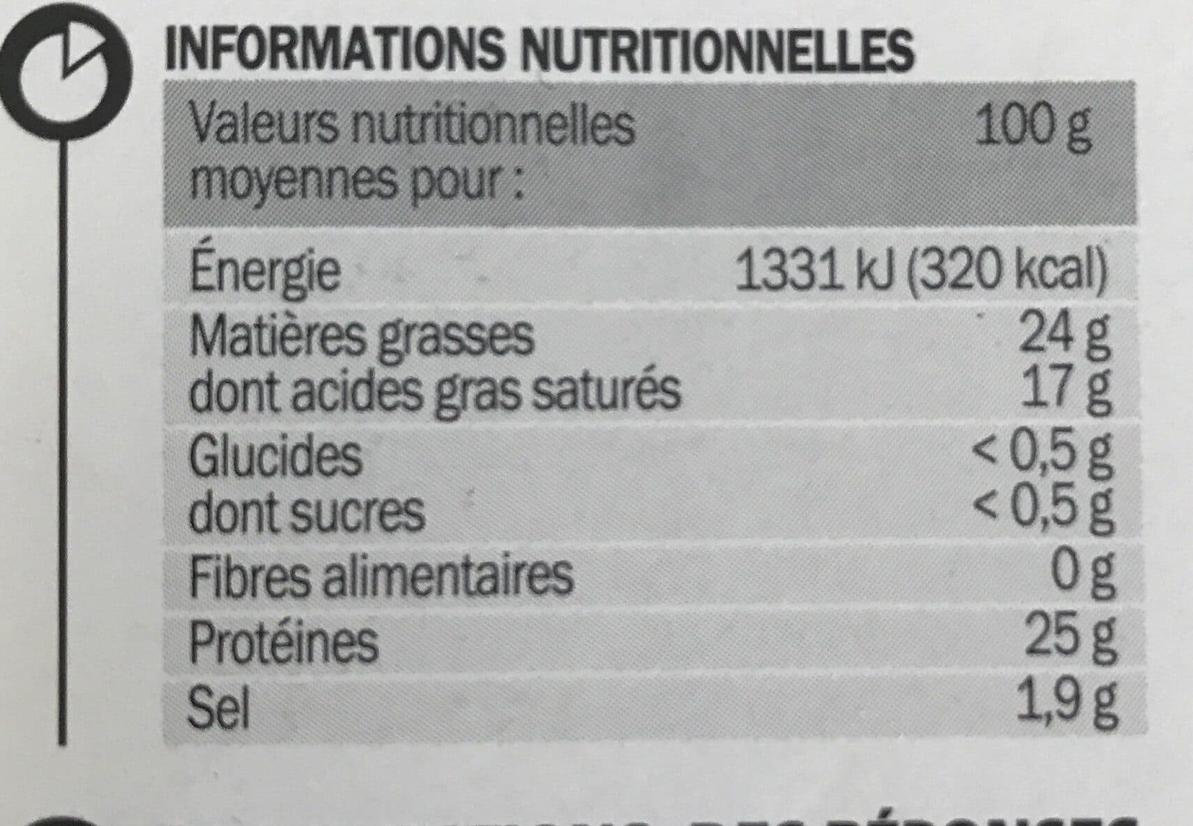 Marque Repère Edam en tranches packshot