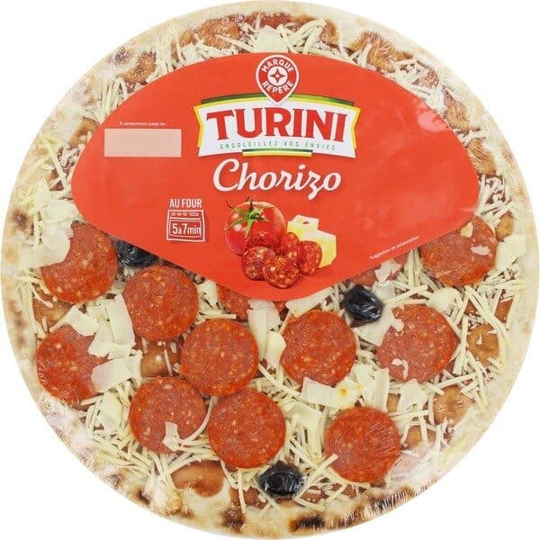 Marque Repère Pizza fraiche chorizo packshot