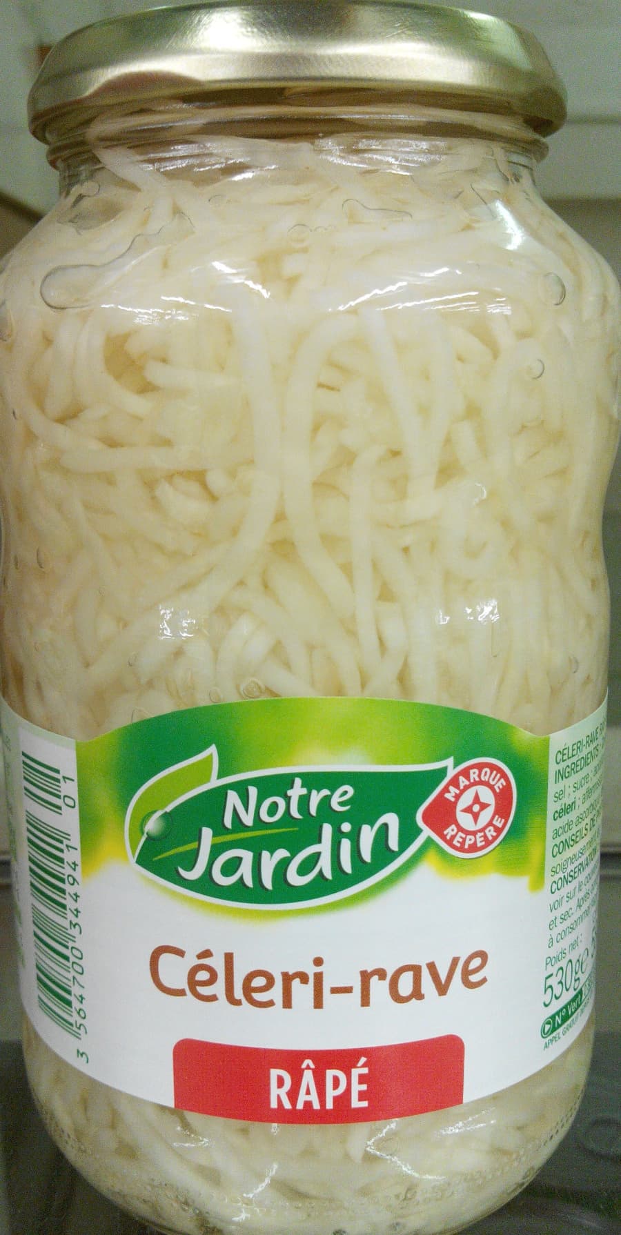 Marque Repère Céleri-rave râpé packshot