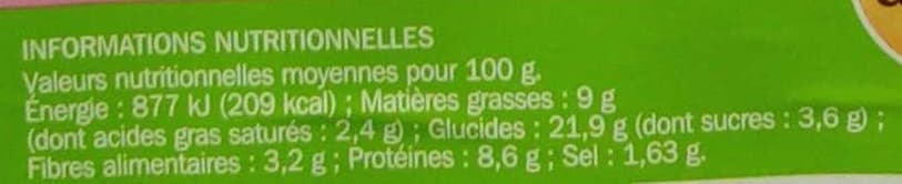 Marque Repère Sandwich maxi jambon/emmental crudités packshot