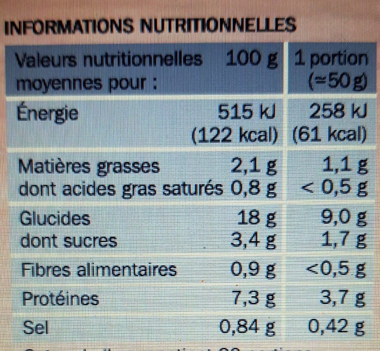 Marque Repère 20 Crêpes Jambon emmental packshot