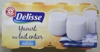 Délisse Yaourts au lait entier packshot