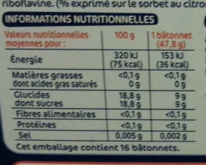 Marque Repère Trofi'o goût citron-orange packshot