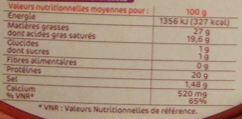 Marque Repère Fromage pour tartiflette 30% Mat. Gr. packshot