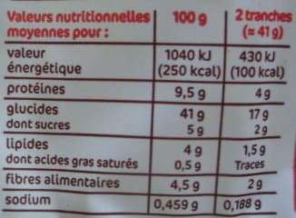 Marque Repère Pain de mie Complet tranché Tendre & Moelleux (24 tranches) packshot