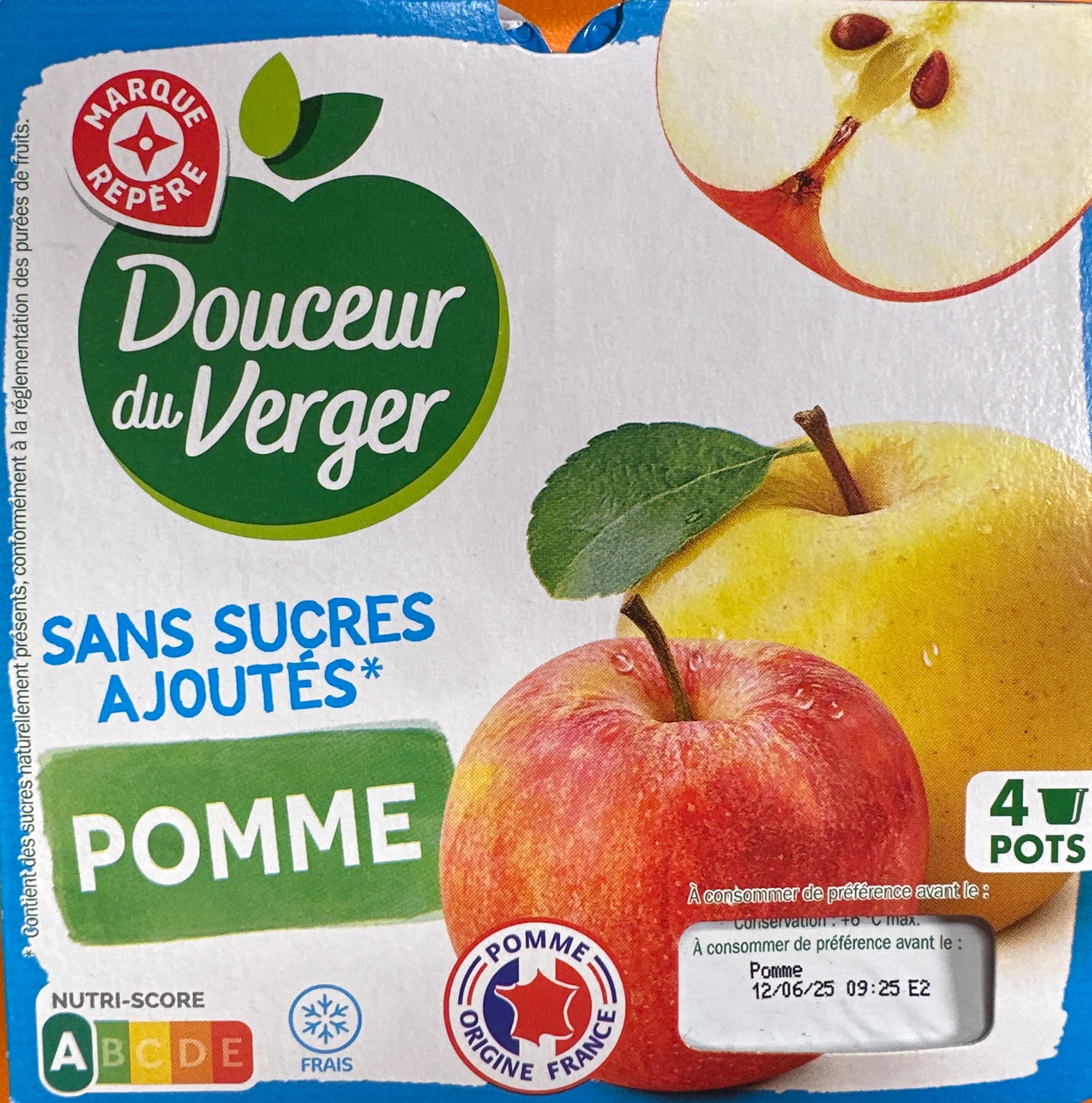Marque Repère Compotes de pommes packshot