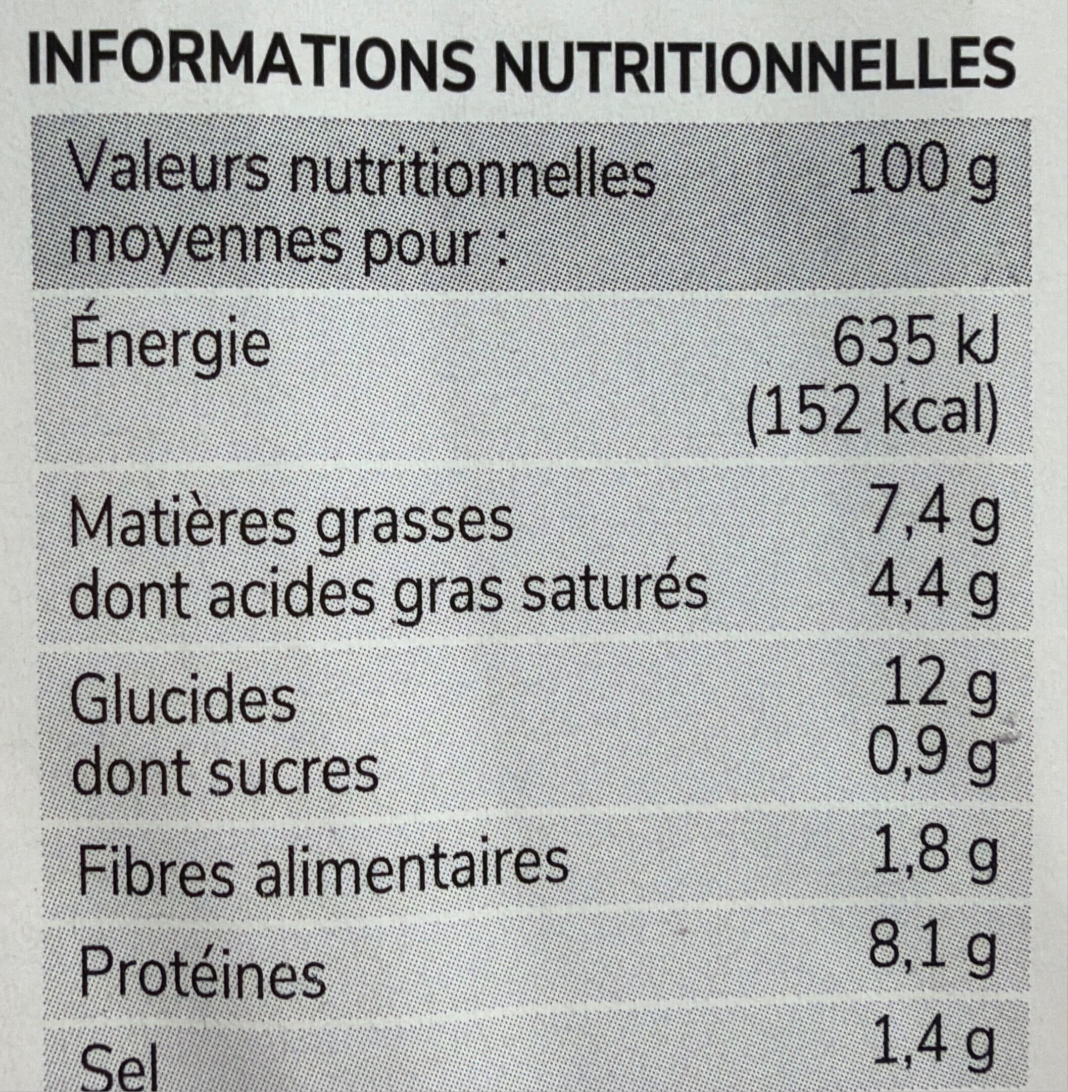 Marque Repère Galette Jambon Emmental packshot