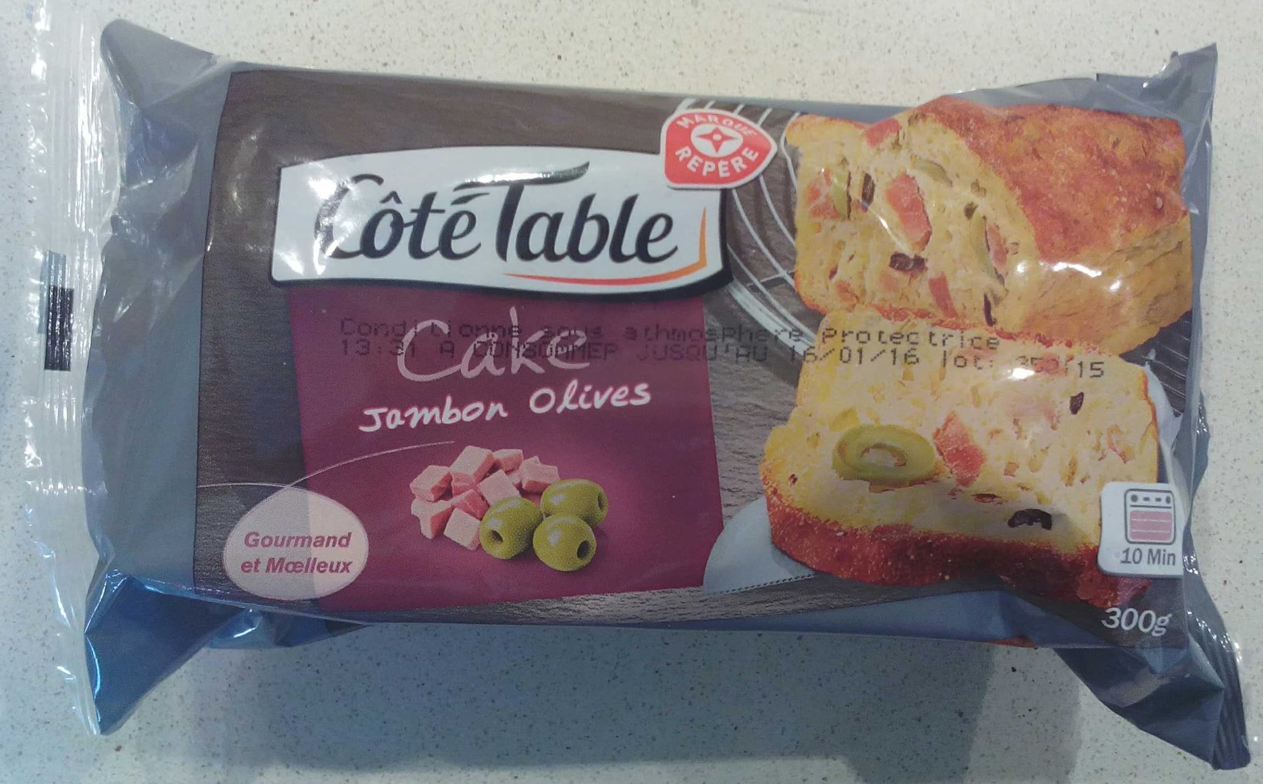 Marque Repère Cake jambon et olives packshot