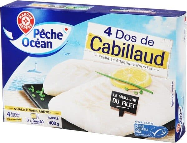 Marque Repère Dos de cabillaud packshot