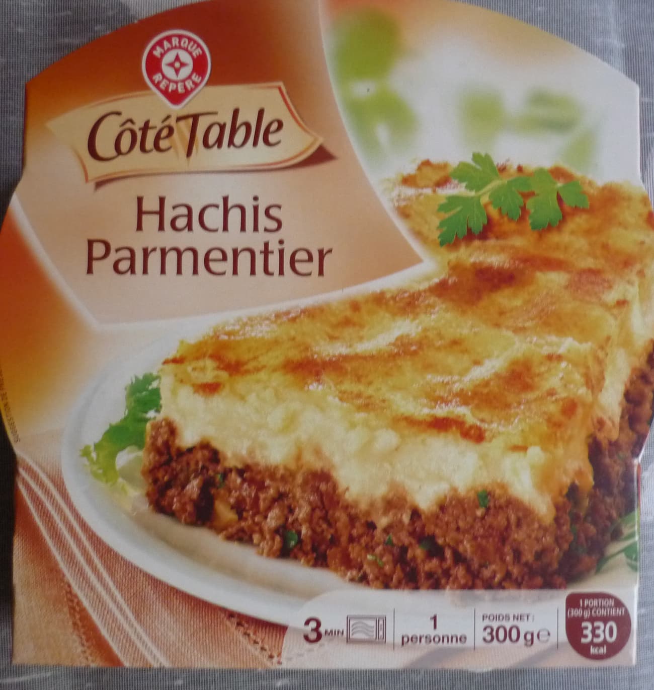Marque Repère Hachis parmentier pur boeuf packshot
