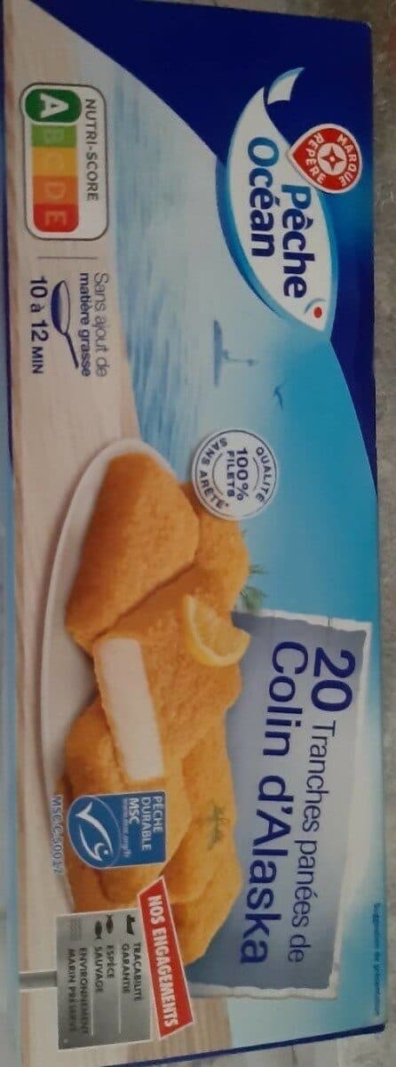 Marque Repère 20 tranches Panées de Colin d'Alaska packshot