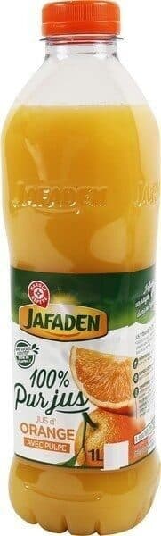 Marque Repère Jafaden - Pur jus d'orange pulpe pet packshot