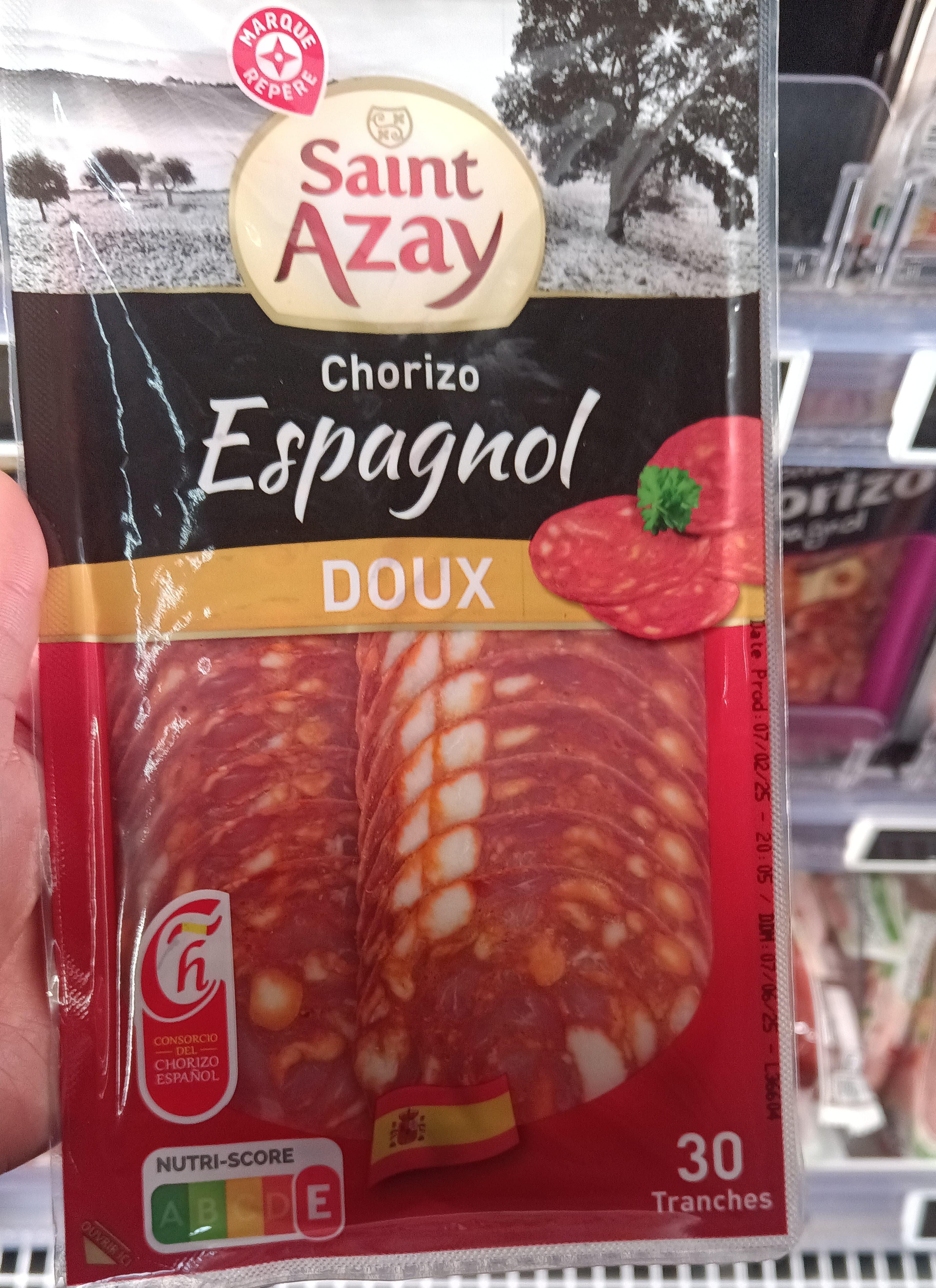 Marque Repère Chorizo espagnol doux 30 tranches packshot