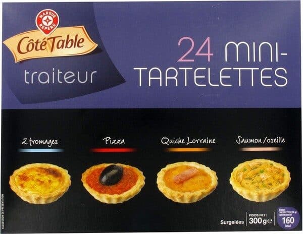 Marque Repère Mini-tartelettes apéritifs x 24 packshot
