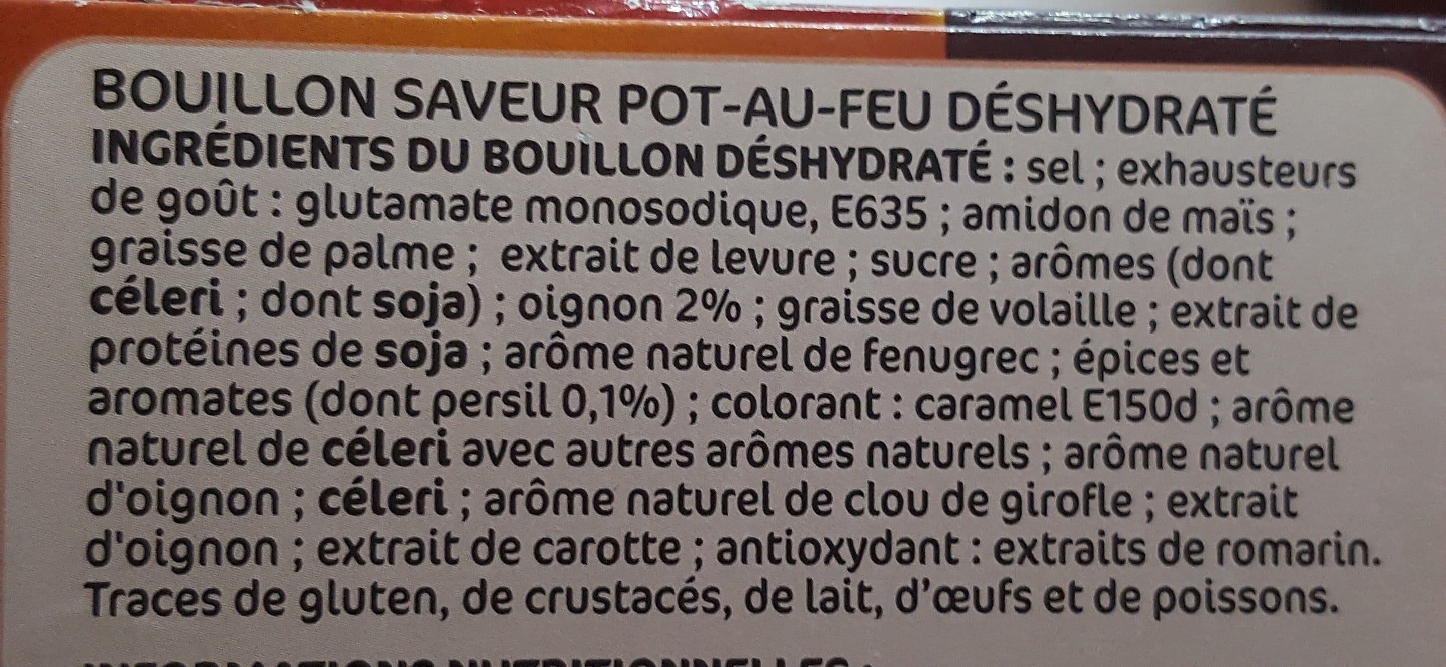 Marque Repère Bouillon de pot au feu déshydraté 12 tablettes packshot