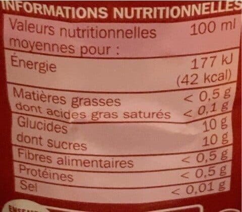 Marque Repère Nectar de fraise packshot