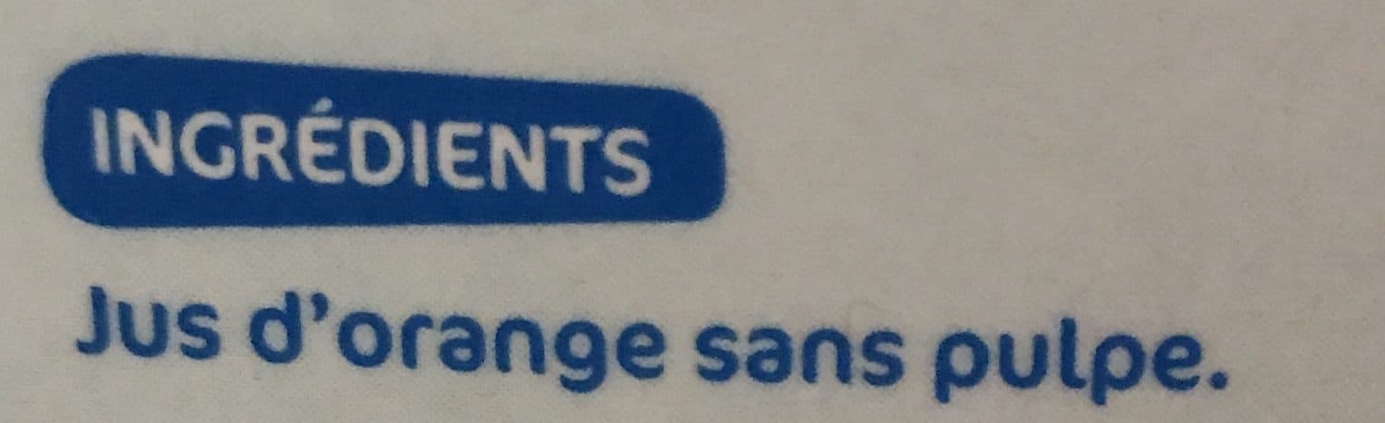 Marque Repère Jafaden : Pur Jus d'Orange sans Pulpe packshot