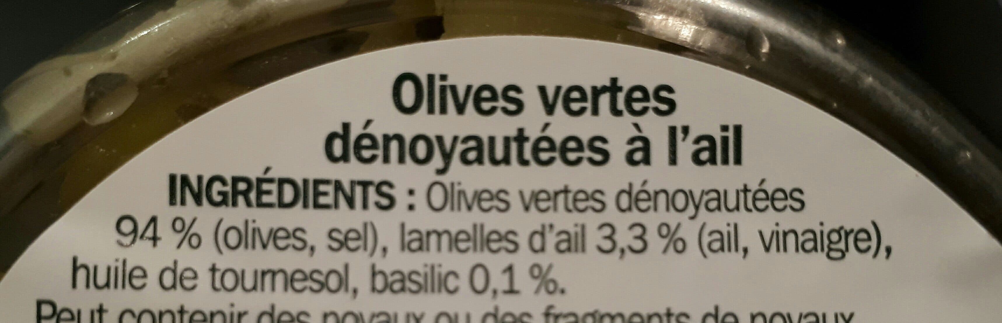 Marque Repère Olives à L'ail denoyautées packshot