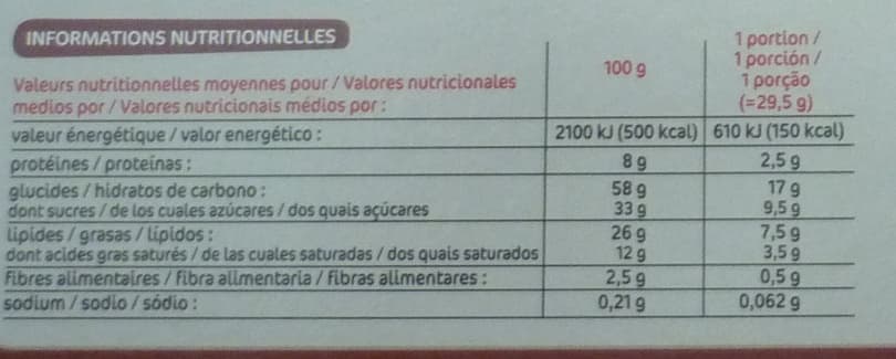 Marque Repère 10 choco barres chocolat noir packshot