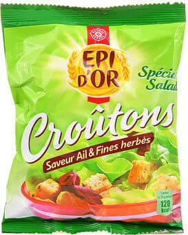 Marque Repère Croutons salade ail et fines herbes packshot