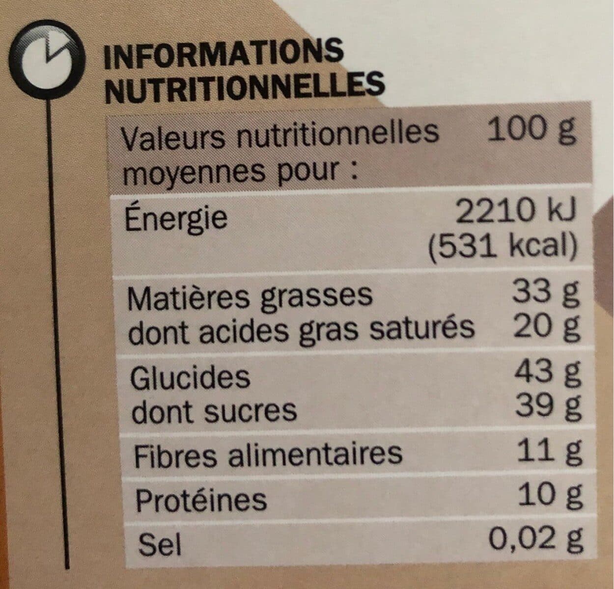 Marque Repère Chocolat noir dégustation aux pépites au café packshot