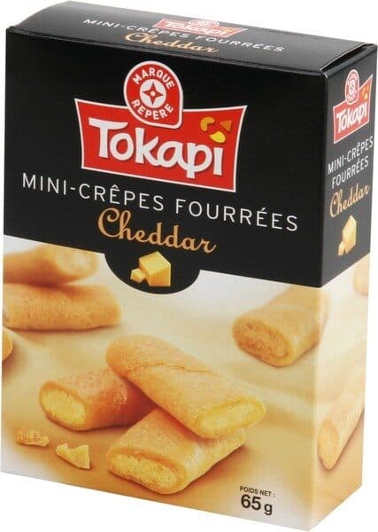 Marque Repère Petites crêpes fourrage cheddar packshot