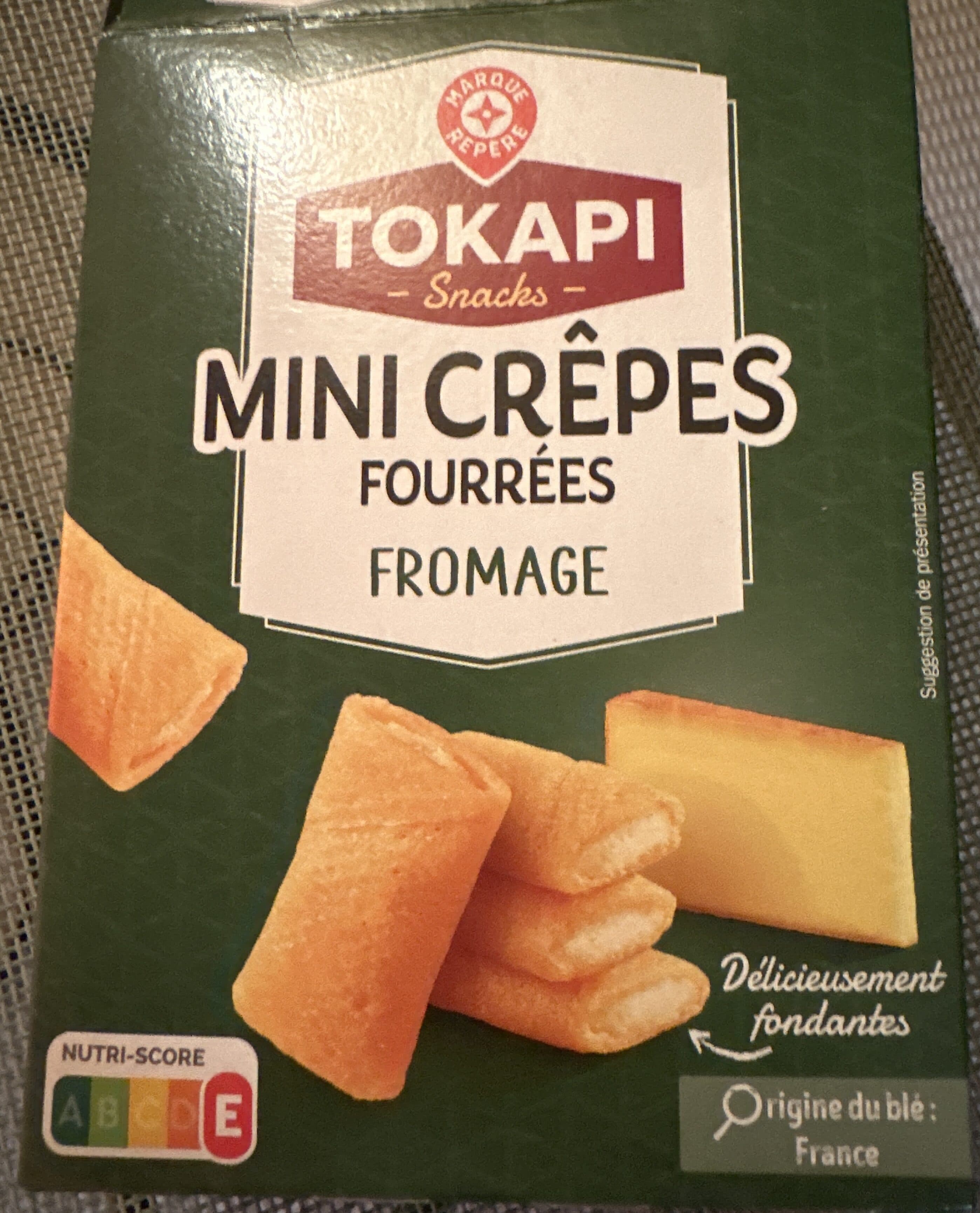 Marque Repère Mini crêpes fourrées fromage packshot