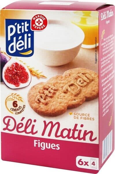Marque Repère Biscuits petit déjeuner à la figue packshot