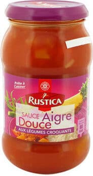 Marque Repère Sauce Aigre Douce Rustica Legumes croquants packshot