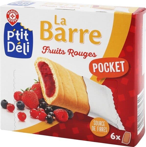 Marque Repère Barre fruits rouges x 6 packshot