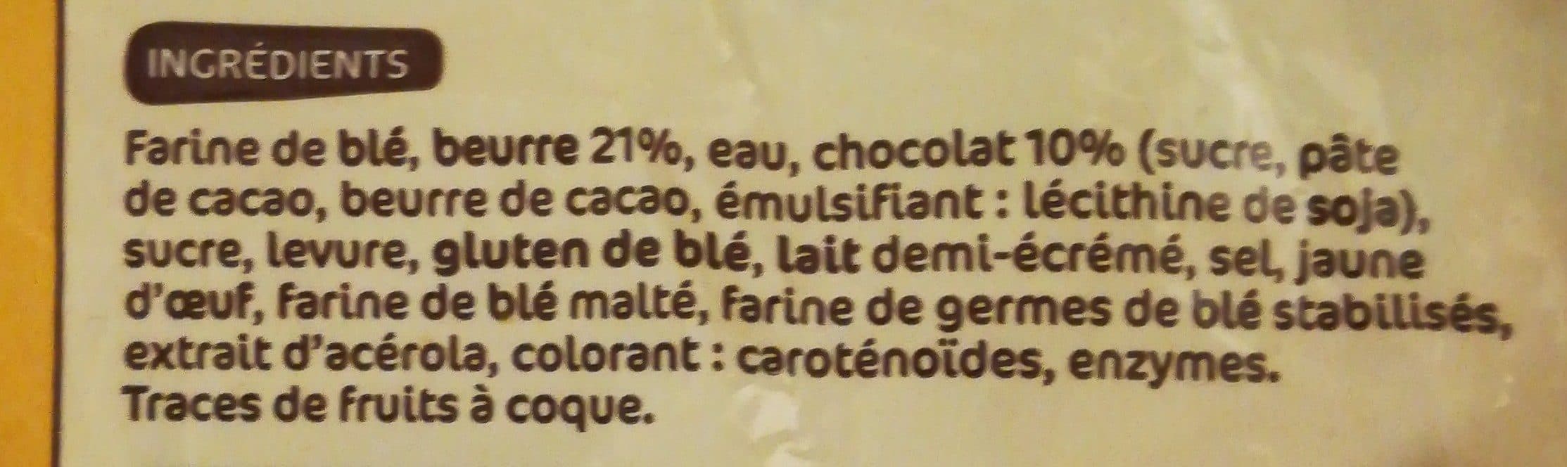 Marque Repère Pains au chocolat surgelés x 6 packshot