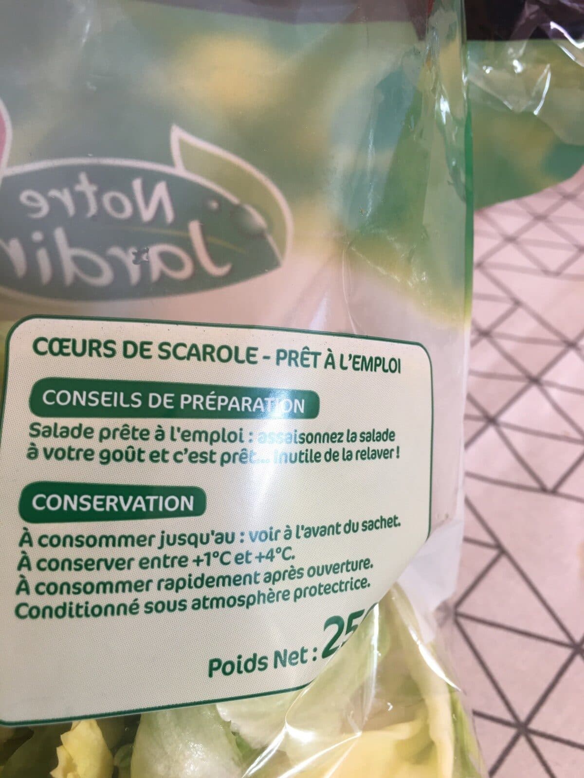 Marque Repère 100% coeurs de scarole packshot