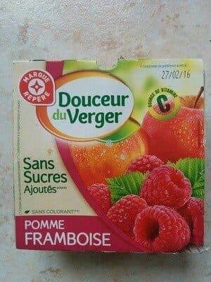 Marque Repère Douceur du Verger Pomme Framboise packshot