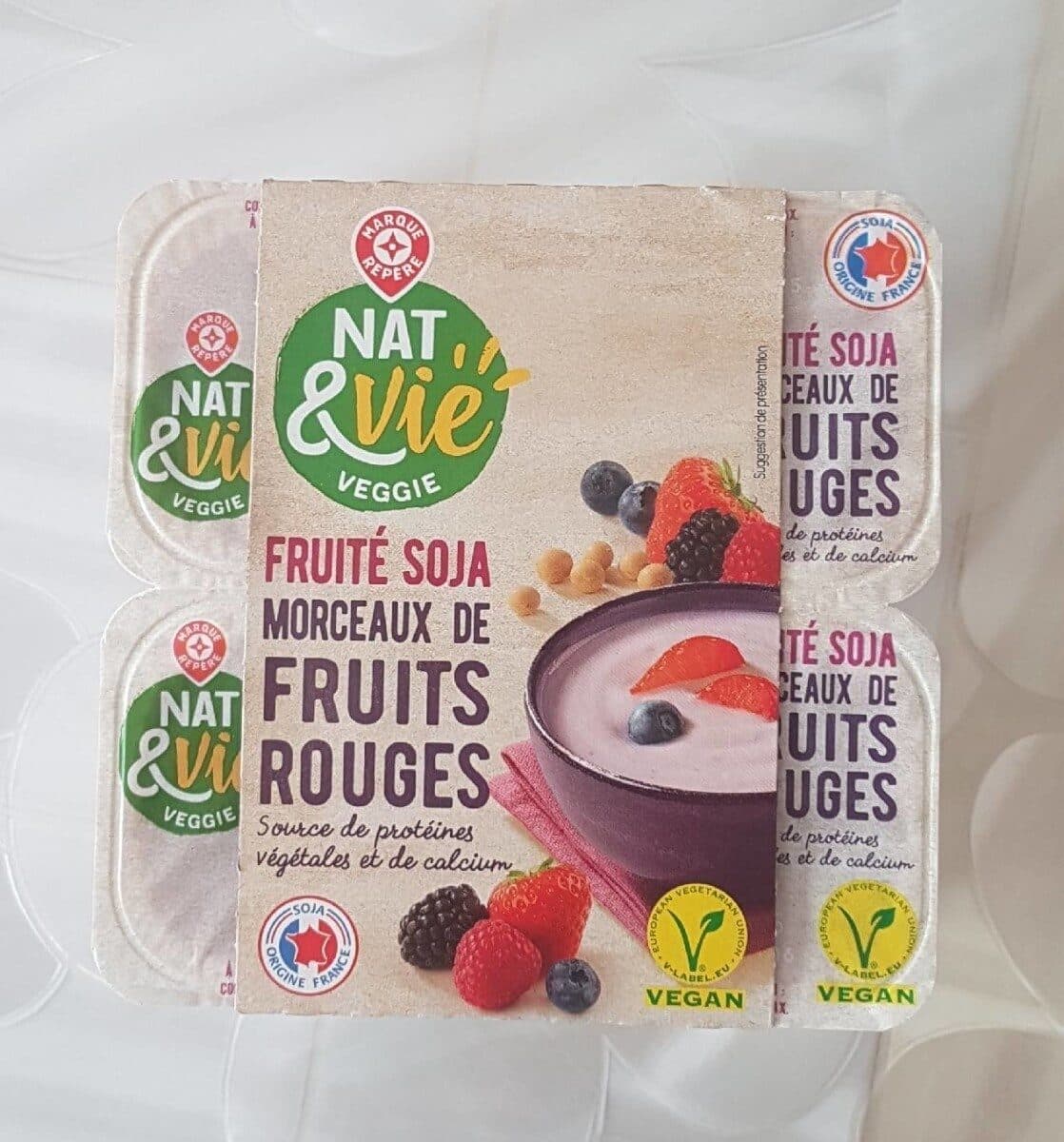 Délisse Fruité Soja morceaux de fruits rouges packshot