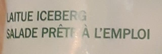 Marque Repère Laitue Iceberg packshot